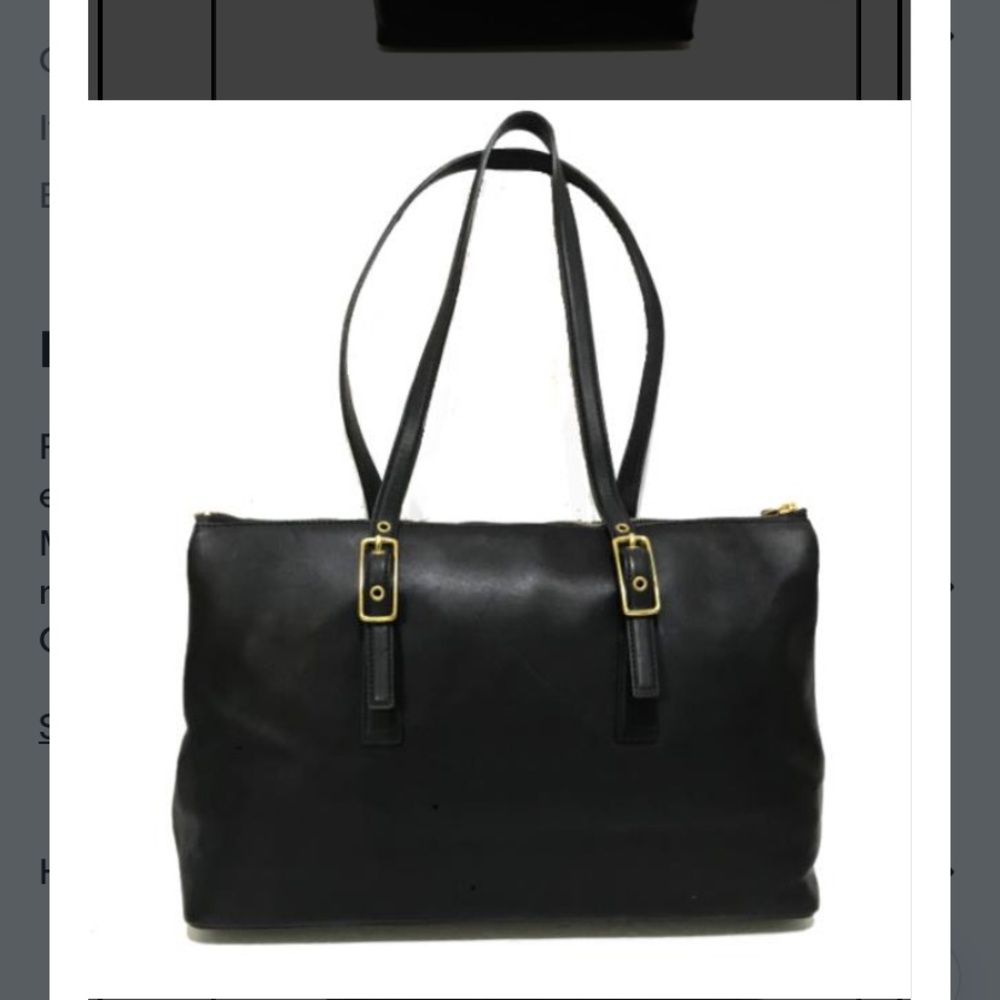 Vintage Coach 9849 leather bag